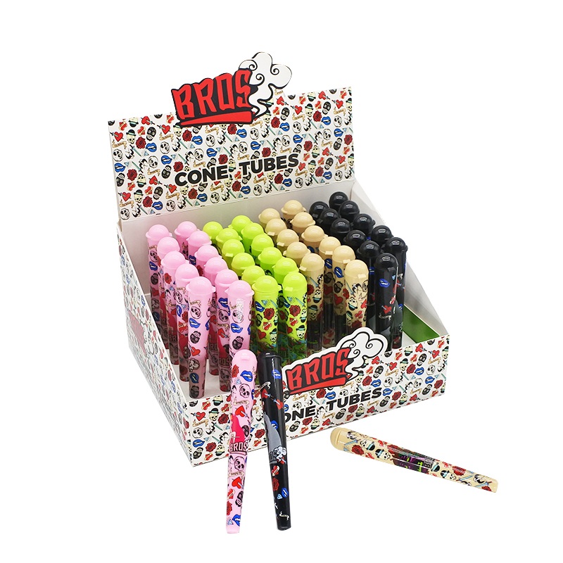 Bros. Konisch geformte Verpackungsröhrchen aus Kunststoff