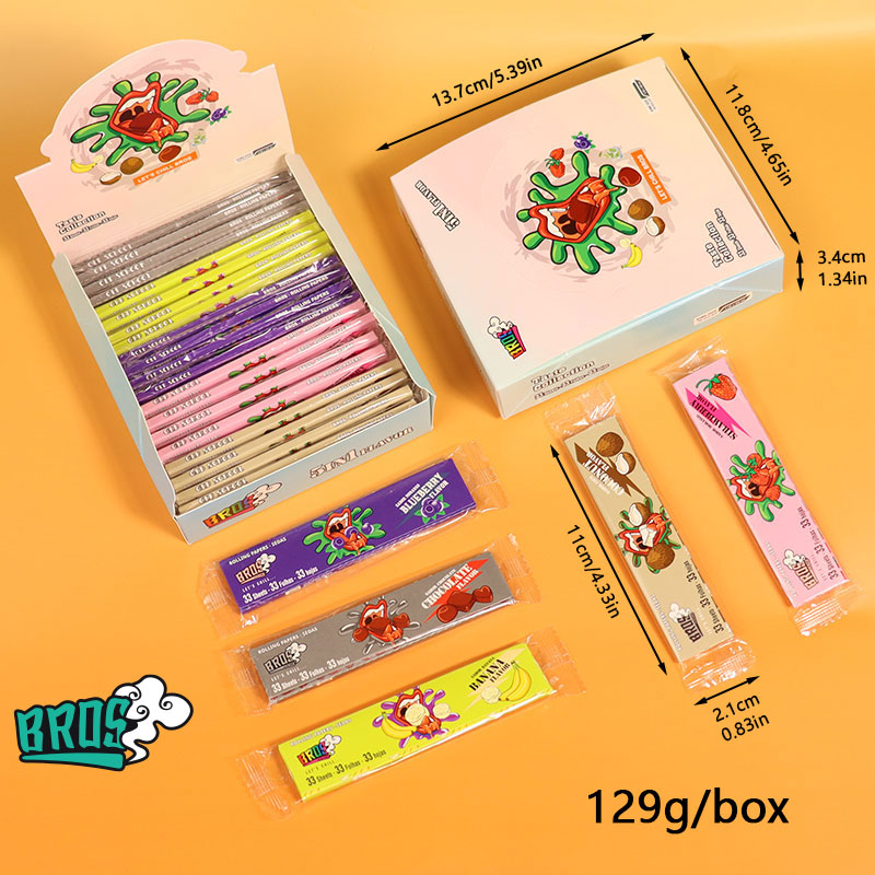 Aromatisierte Zigarettenpapiere in Box